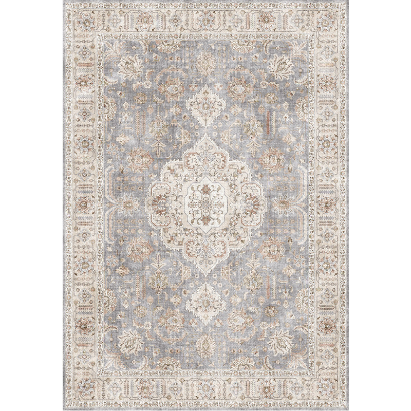 Short Pile Thin Area Rug