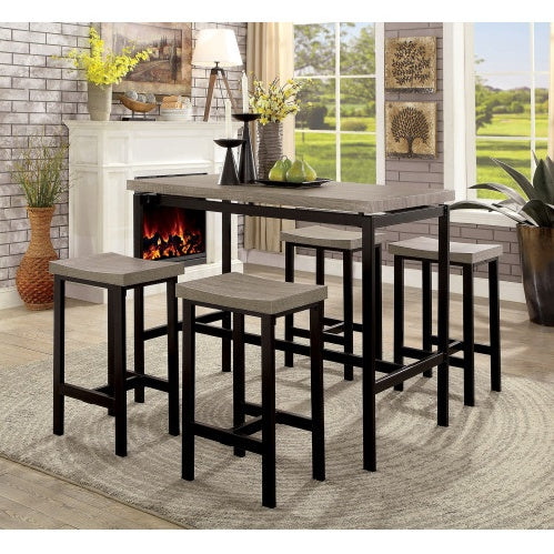 Counter Height Table Set -5 pcs.