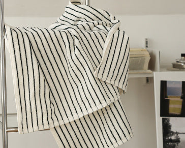 Striped Combed Cotton Towel