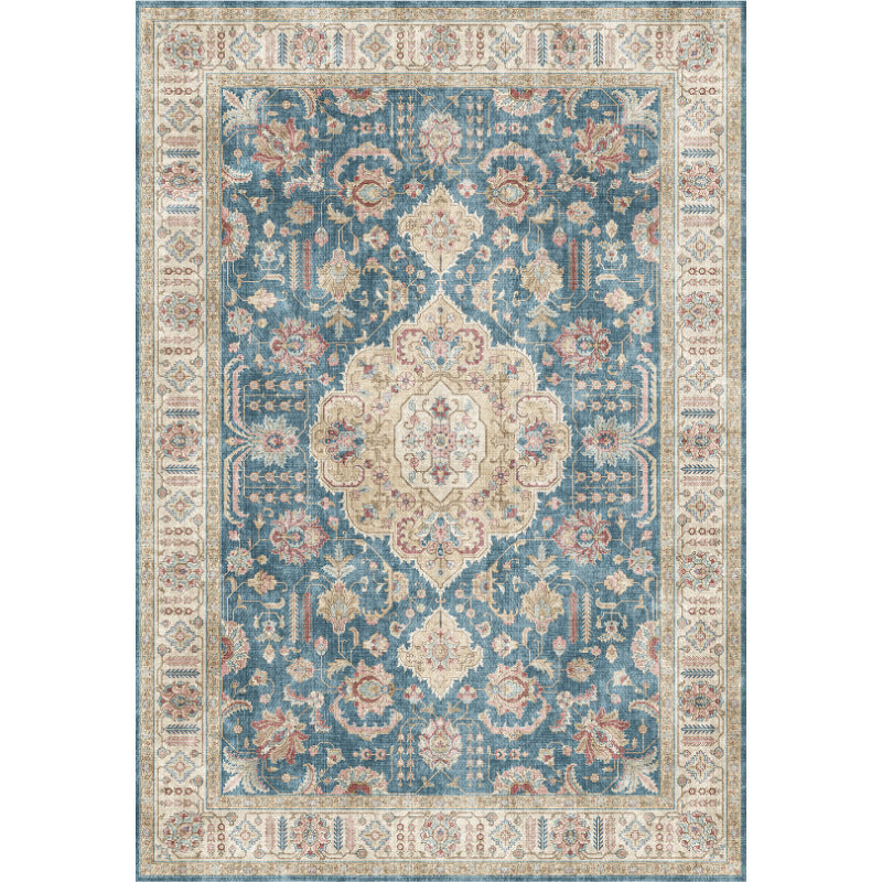 Short Pile Thin Area Rug