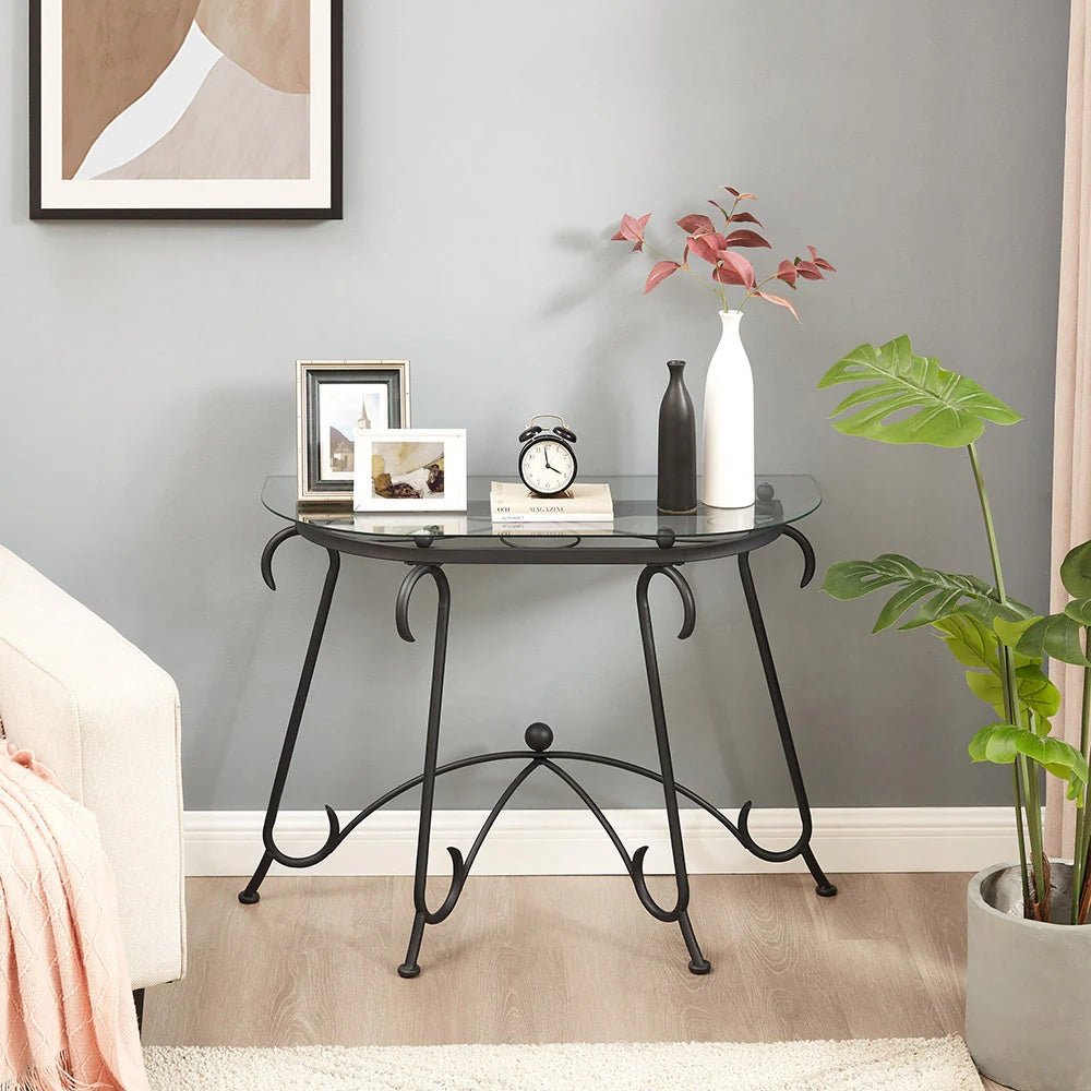 Tempered Glass Console Table