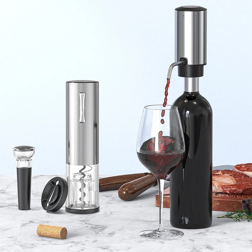 4 In 1 Electric Decanter Set