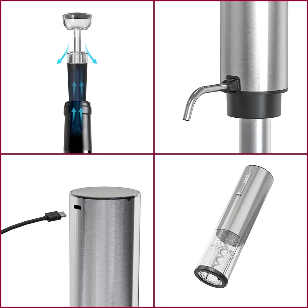 4 In 1 Electric Decanter Set