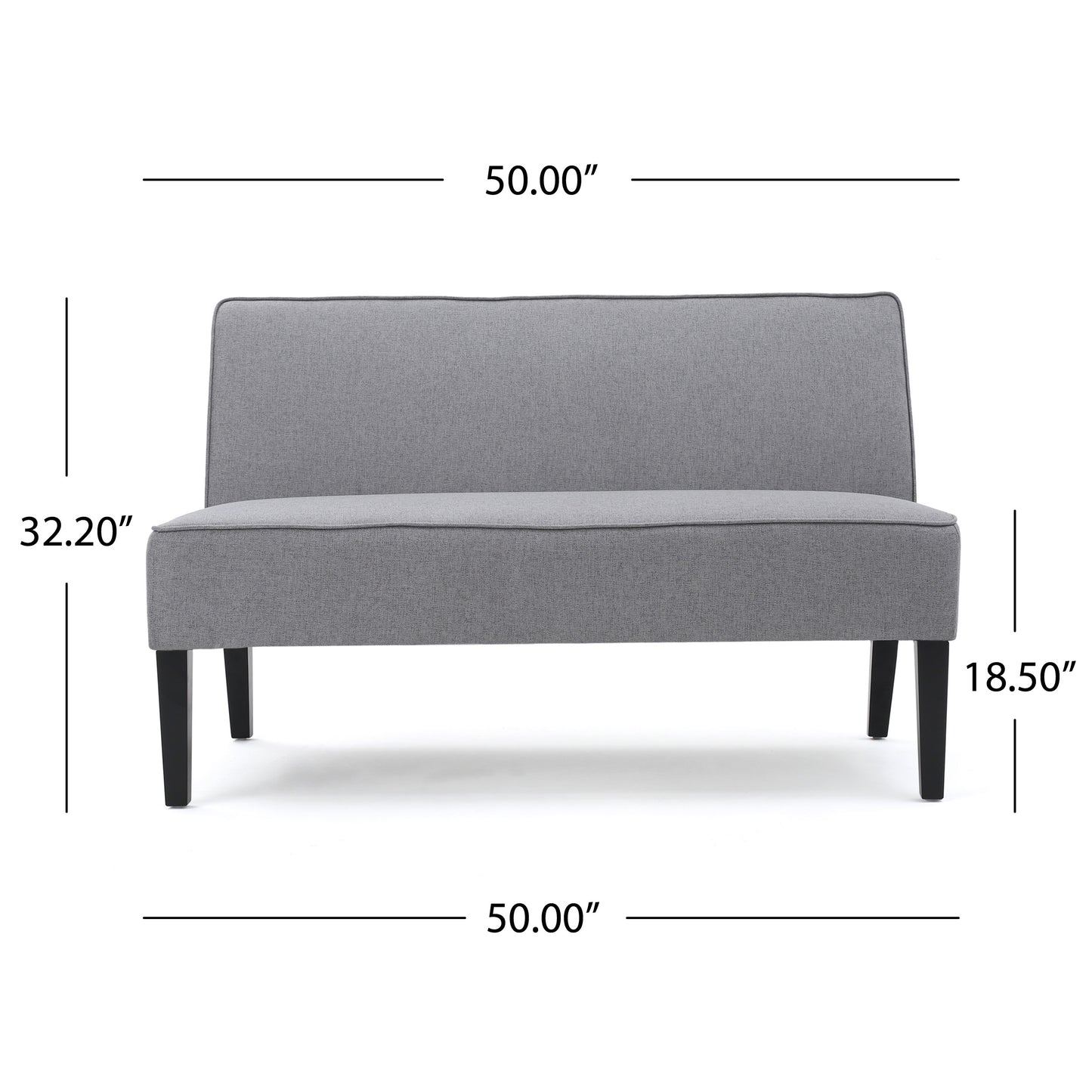 Grey Loveseat Sofa