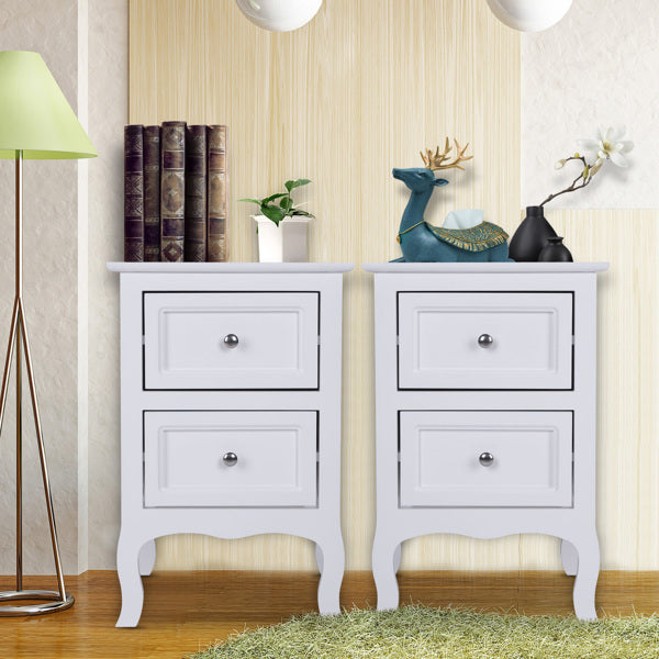 Countryside Style Two-story Bedside Table