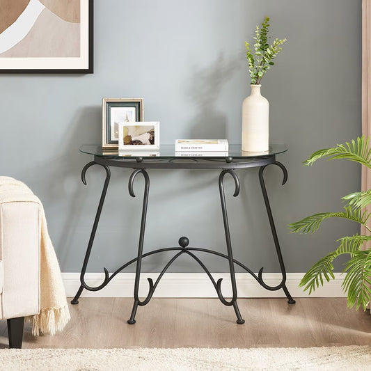 Tempered Glass Console Table