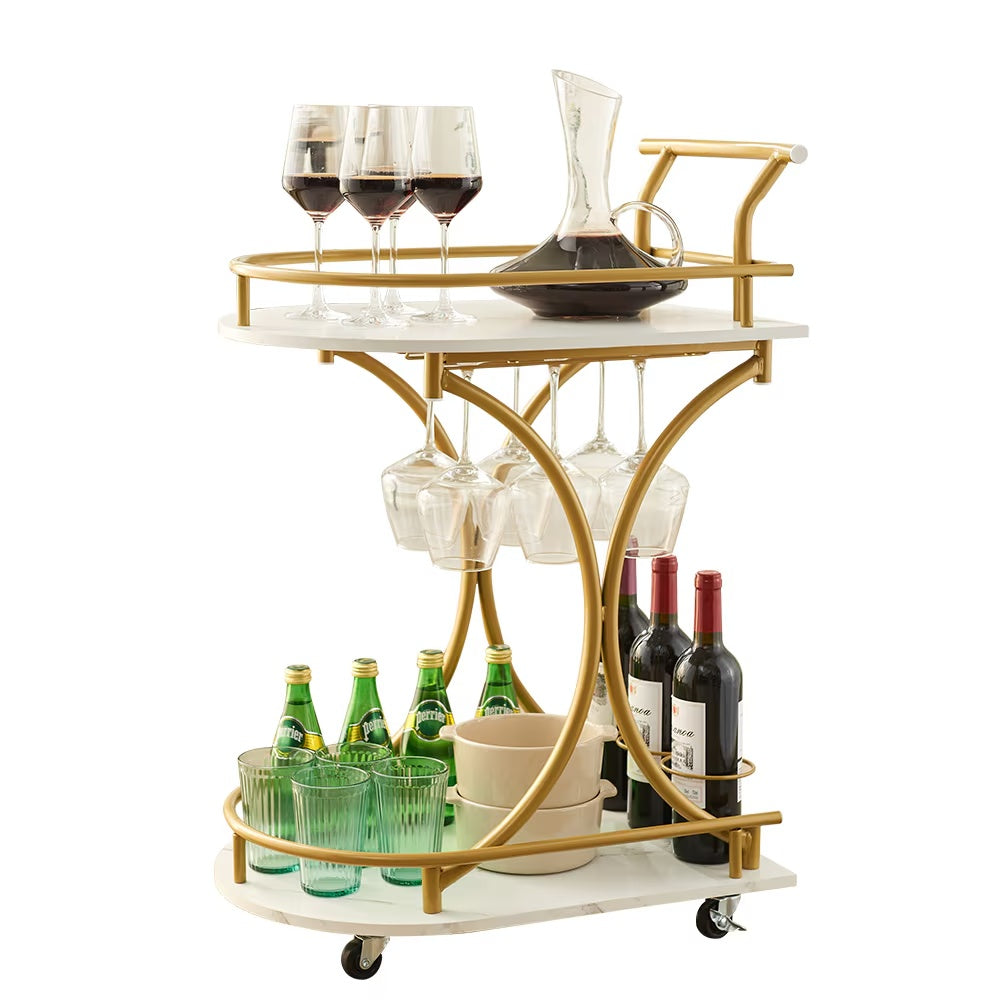 2 Tier Bar Cart