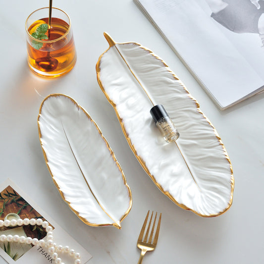 Ceramic Feather Tray