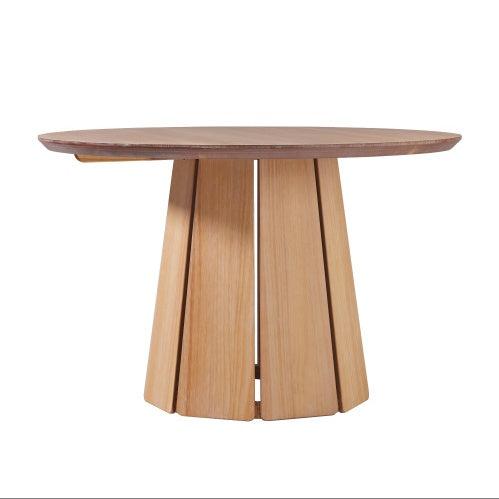 Solid Wood Pedestal Dining Table