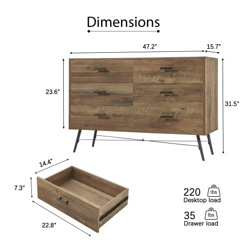 6-drawer TV Stand