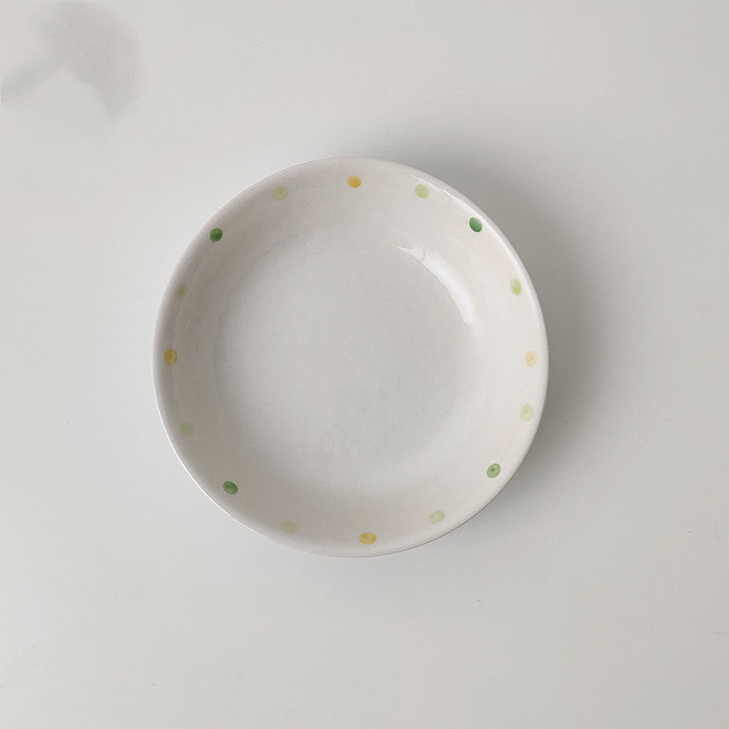 Dot Ceramic Plate Set