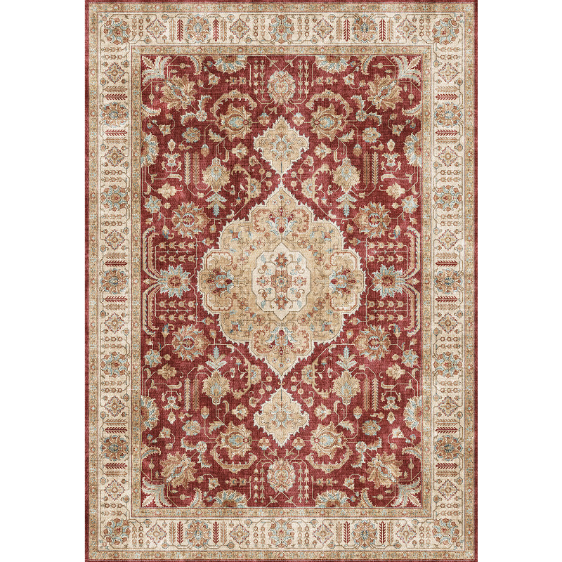 Short Pile Thin Area Rug