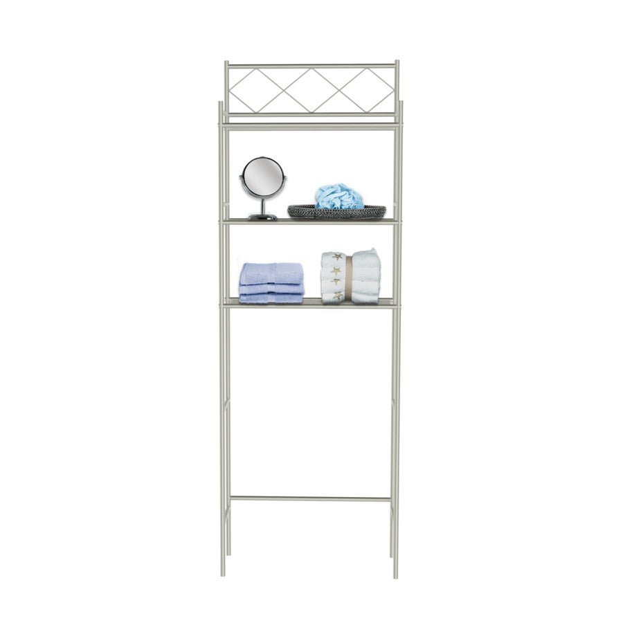 Bathroom Space Saver /3-Shelf Metal Bathroom  Over The Toilet Organizer