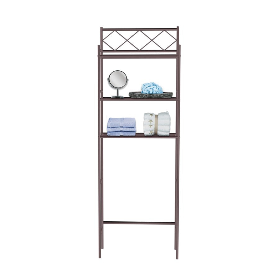 Bathroom Space Saver /3-Shelf Metal Bathroom  Over The Toilet Organizer