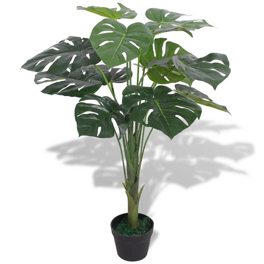 Faux Monstera Plant w/Pot