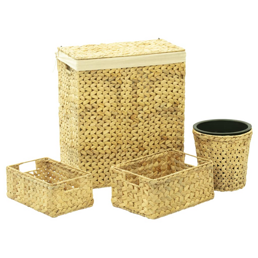 Bathroom Set Water Hyacinth -4 pcs.