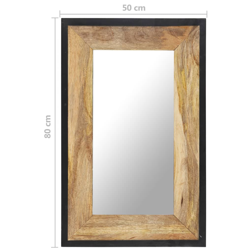 Solid Mango Wood Mirror