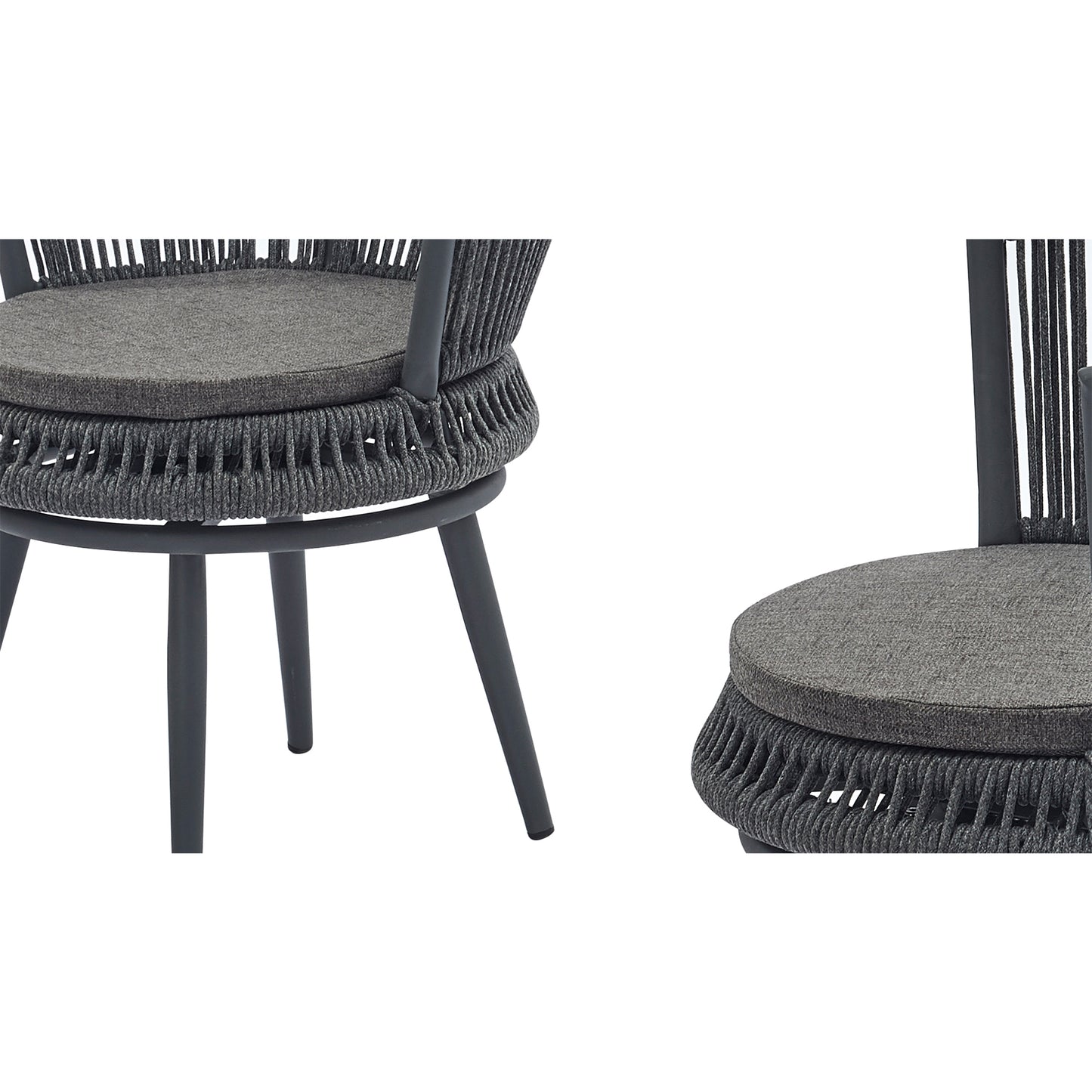 Modern Outdoor Table & Chairs -3 pcs.