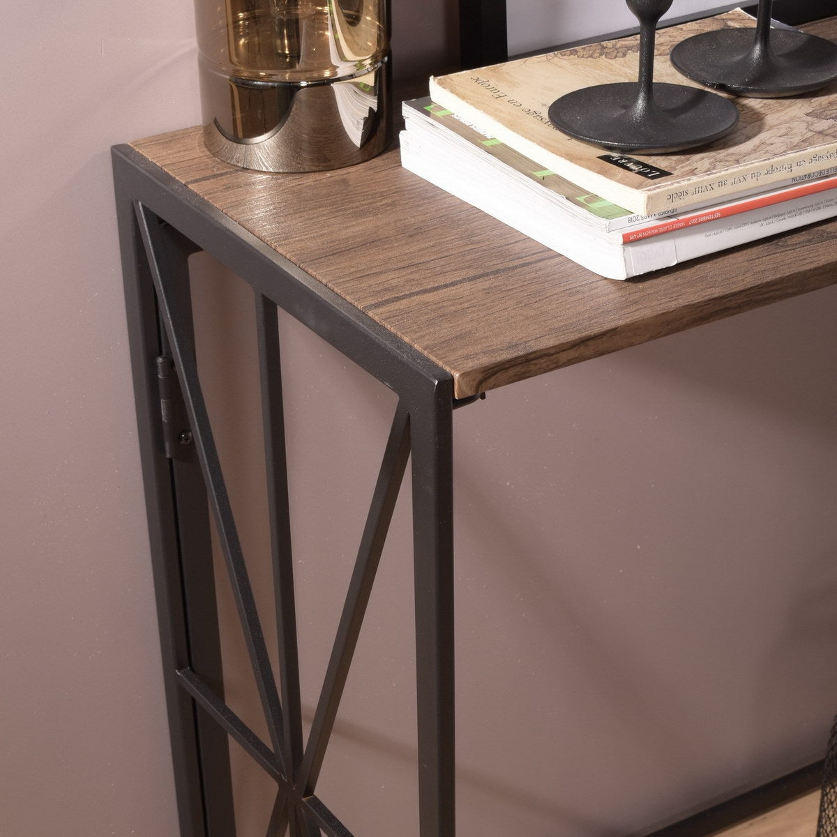 Foldable Computer Desk/Console Table -39.4 L