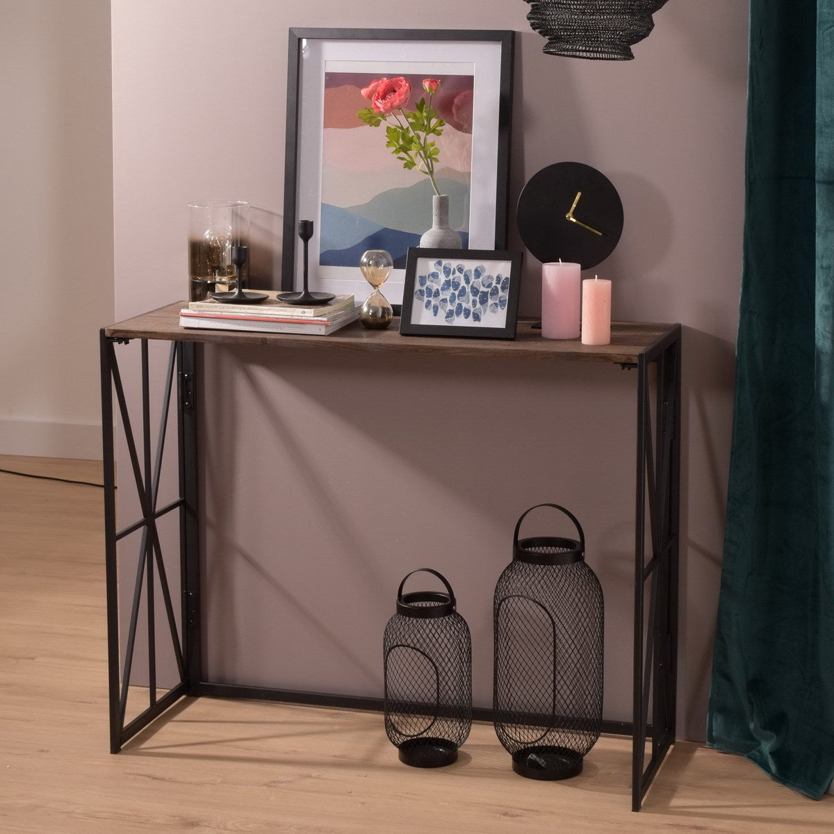 Foldable Computer Desk/Console Table -39.4 L