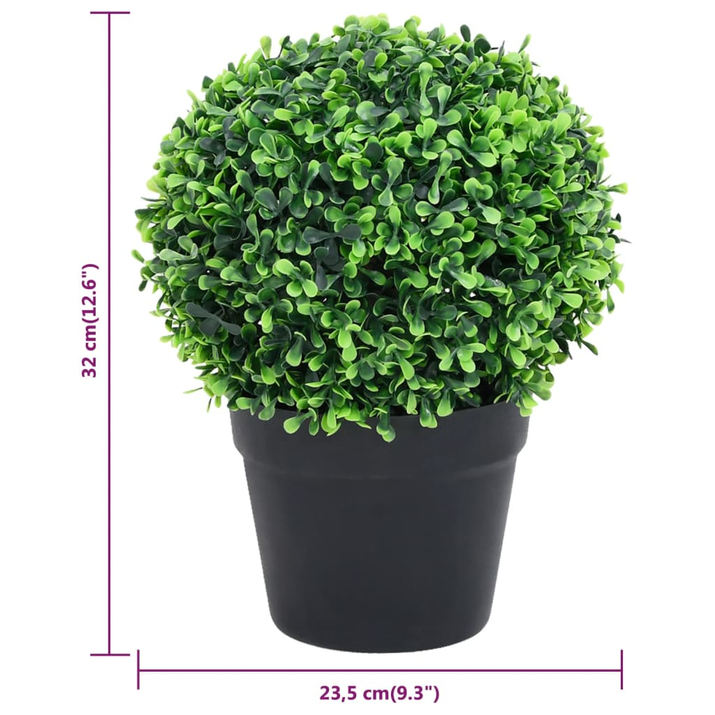 Artificial Boxwood Plants -2 pcs.