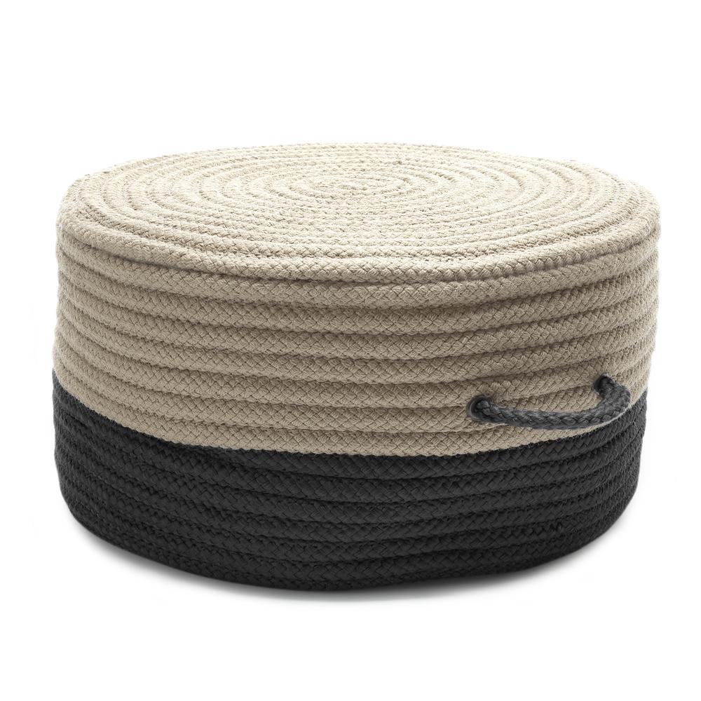 Two-Tone Pouf