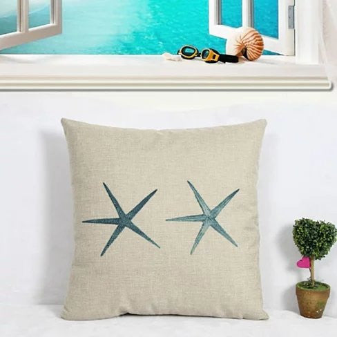 Coastal Charm Cushion Covers (Set of 4) Insert Not Included