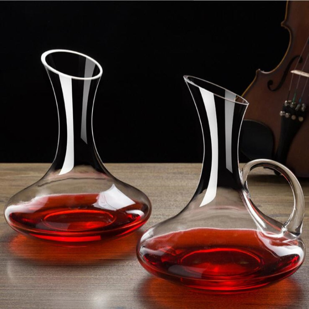 Big Decanter/ Crystal/ Handmade