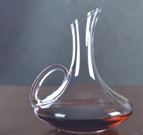 Big Decanter/ Crystal/ Handmade