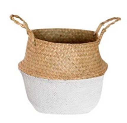 Wicker Storage Baskets/ Household Organizer/ Garden Planters