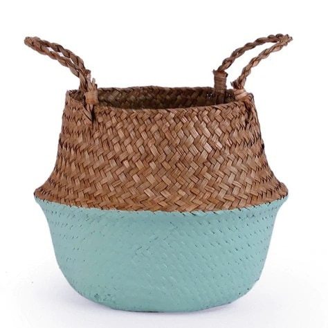 Wicker Storage Baskets/ Household Organizer/ Garden Planters