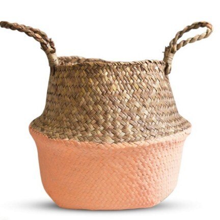 Wicker Storage Baskets/ Household Organizer/ Garden Planters