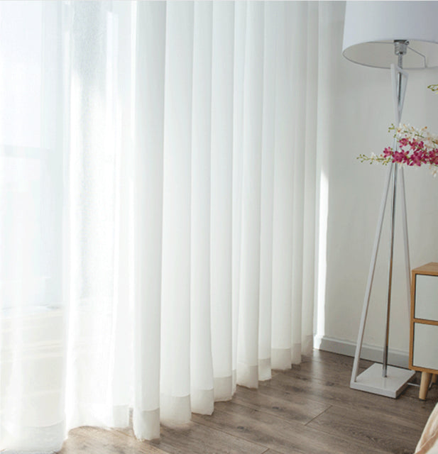 Splicing Large Leaf/ Linen Blend Curtains (1 panel)