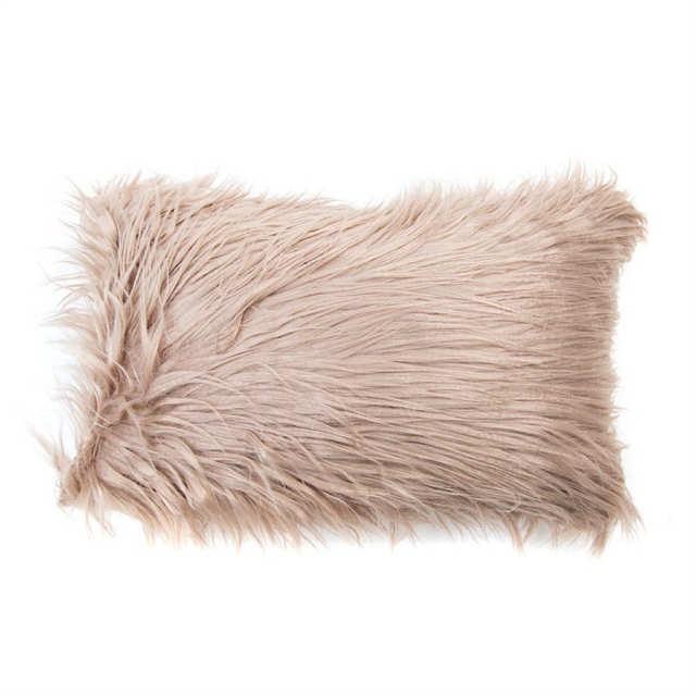 Super Soft Luxury Plush Faux Fur Pillow Cover