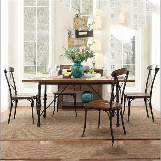 American Vintage Dining Table and Chairs