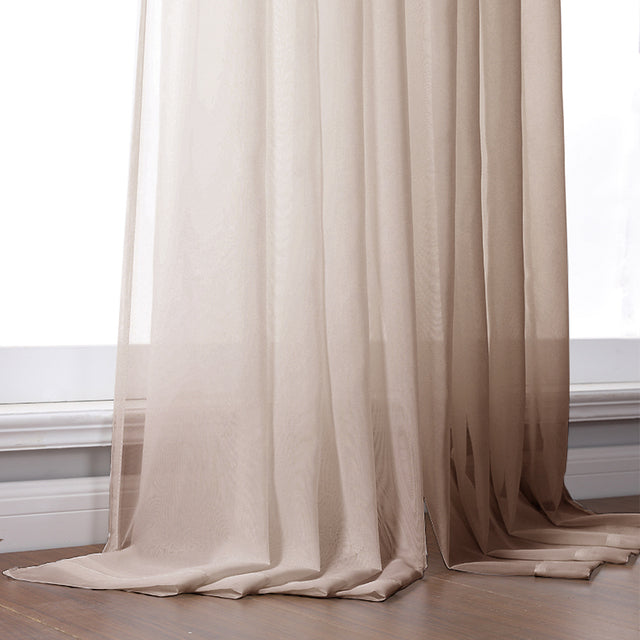 Solid White Sheer (Tulle) Curtains Voile Organza Curtains
