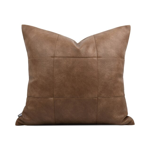 Decorative Brown White Throw Pillow Covers