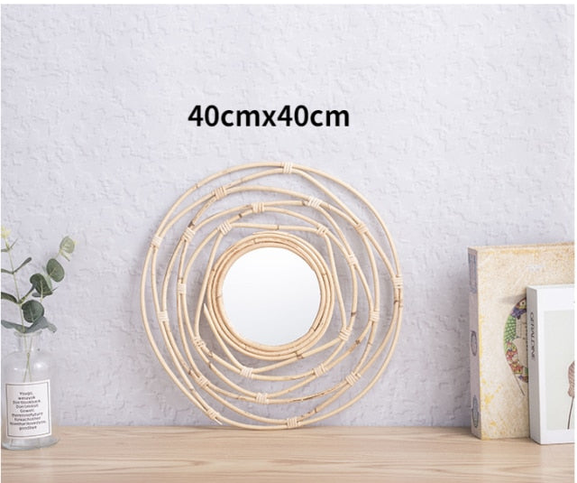 Nordic Style Straw-Rattan Wall Decor