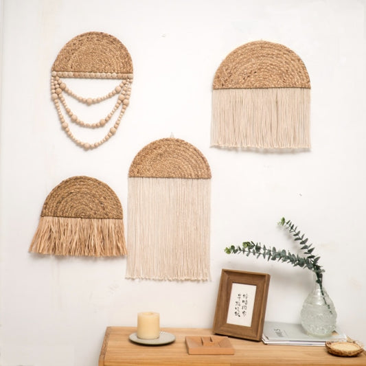 Nordic Style Straw-Rattan Wall Decor